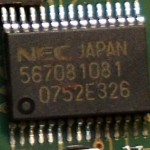 Процессор NEC для ключа мерседес «рыбка», подготовленный под запись  1